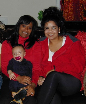 Bryson, Dawn et Yvette a Thanksgiving 2003