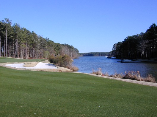 Un des quatre terrains de golf du Ritz-Carlton, Lake Oconee